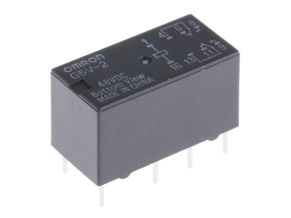 Omron G5V-2-DC48 Tehorele 48 V/DC 2 A 2 x kytkin 1 kpl Laukku Pussi