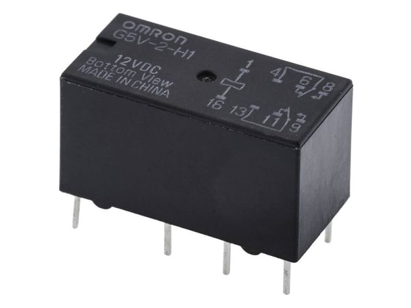 Omron G5V-2-H1-DC12 Tehorele 12 V/DC 1 A 2 x kytkimet 1 kpl Laukku