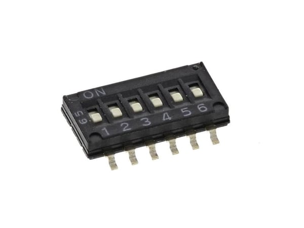 Omron DIP-kytkin Poltal 6 SMD 1 kpl Pussi