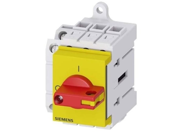Rød, Gul 3-polet 16 mm² 63 A 1 x sluttekontakt, 1 x brydekontakt 690 V/AC Siemens 3LD34301TK13