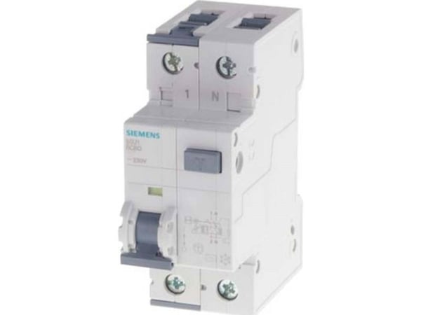 Siemens jordfelsbrytare 1+N C 10A 0,03A typ AC 6kA 5SU1356-1KK10