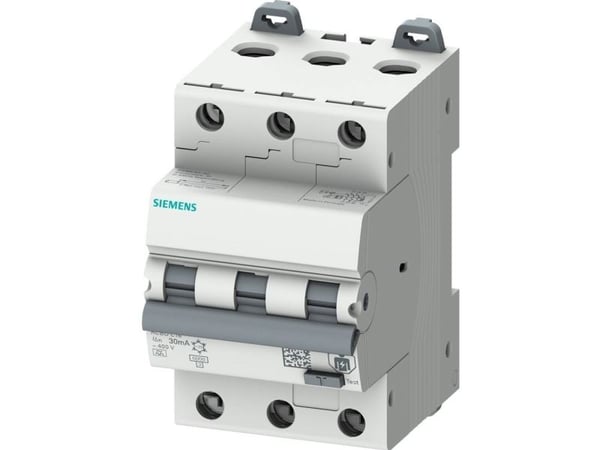Siemens 5SU13367FP06 FI-turvakytkin/automaattisulake Sulakekoko = 3 3-napaista 6 A 0,03 A