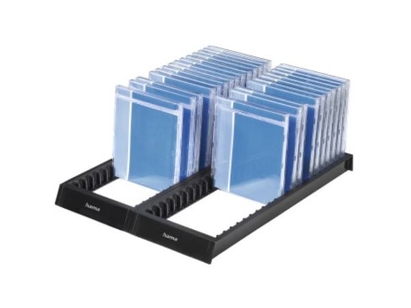 Hama CD Flipper 44, black, 44 levyt, Musta, 380 mm, 150 mm, 60 mm, 354 g