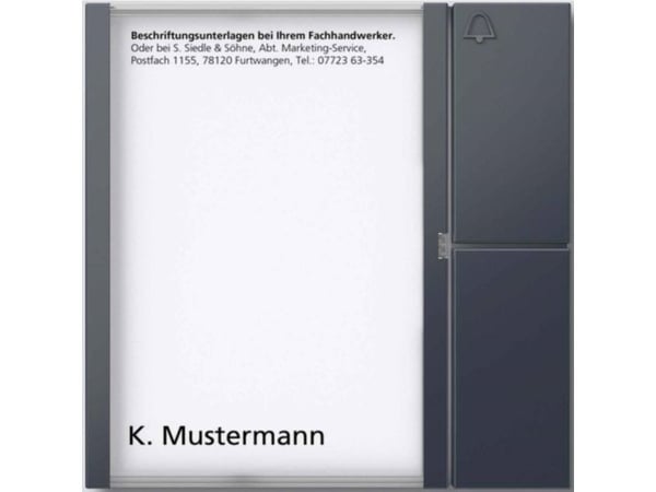 Tastaturmodul TM 612-1 AG antrasittgrå (210004997-00)