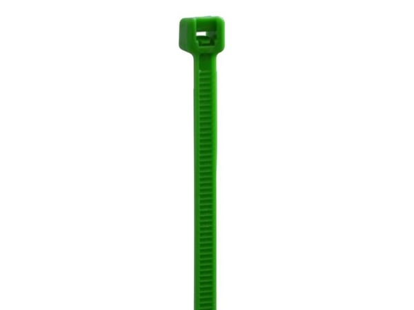 Panduit kaapelinside, 7,4 "L (188mm), vakio, Nylon, vihreä, 100kpl, Nylon, vihreä, 18,8 cm