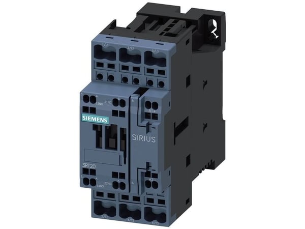 Siemens 3RT2024-2DB40-1AA0 teho-ohjain, 3 sulkevaa kosketinta, 690 V/AC, 1 kpl, 102 mm, 52 mm, 108 mm, 116 mm, 639 g, 1 kpl