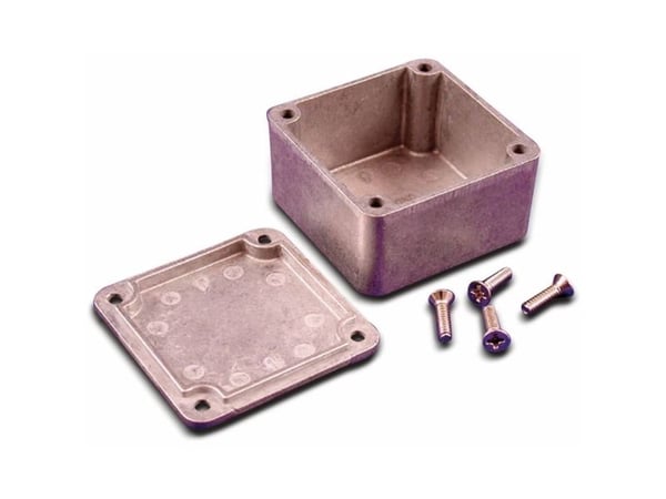 Hammond Electronics 1590LB universal-kabinett 50 x 50 x 31 aluminium, trykkstøpt aluminium (1 stk.)