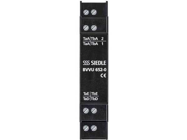 Buss videofordeler BVVU 652-0 svart usymmetrisk (200049631-00)