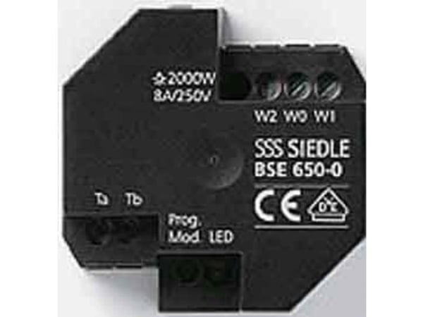 Siedle BSE 650-02 buskoblingsenhet svart (200031950-02)