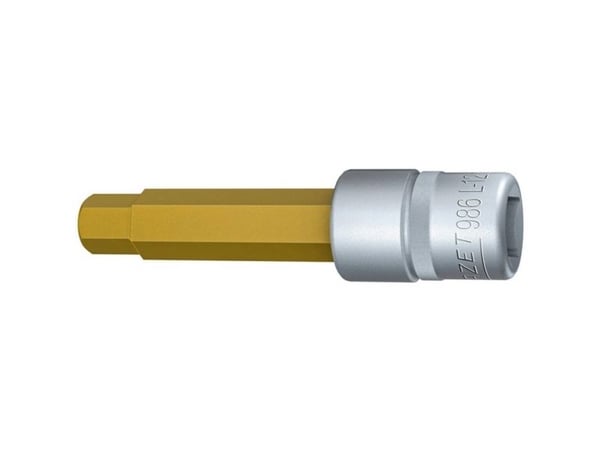 HAZET 986L-12, Stikkontakt, 1/2", Metrisk, 1 hoder, 12.5 mm, Titan