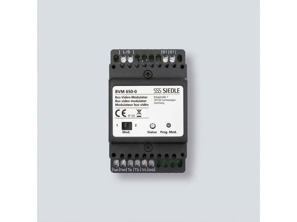 Siedle BVM650-0 bus video-modulator grå (210008126-00)