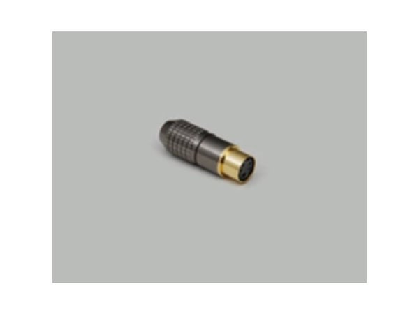 BKL Electronic 0204118, Mini-DIN, Sort