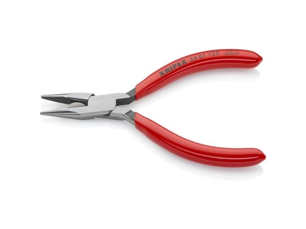 Knipex 25 01 125, Diagonal tang, Kromvanadiumstål, Plast, Rød, 125 mm, 73 g