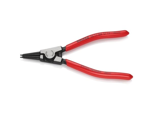 Knipex 46 11 G3, Låseringtang, Kromvanadiumstål, Plast, Rød, 140 mm, 86 g