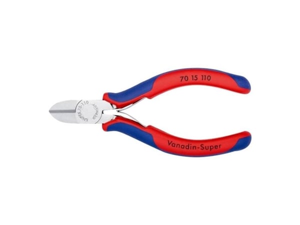 Knipex 70 15 110, Sivuleikkurit, Kromivanadiini-teräs, Muovi, Sininen, Punainen, 110 mm, 98 g