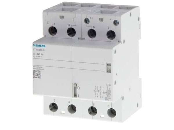 Fjärrkontaktor DIN-skena Siemens 5TT4464-0 4 x slutkontakt 400 V 40 A 1 st