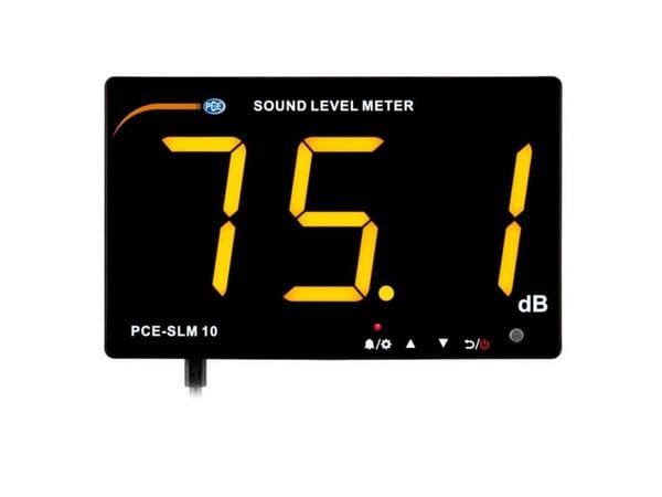 PCE Instruments lydnivåmåleapparat 30–130 dB, 31.5 Hz–8.5 kHz, USB