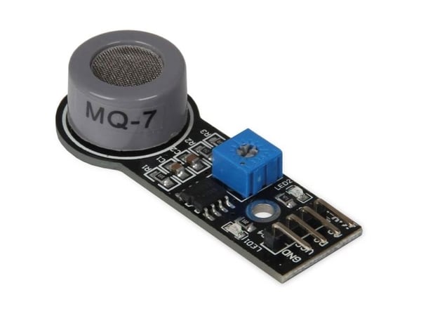 Joy-iT SEN-MQ7, Gass-sensor, Arduino/Raspberry Pi, Alle merker, Svart, 52 mm, 20 mm