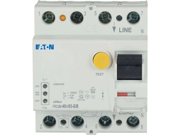 Eaton FRCDM-40/4/03-G/B, Vikavirtasuoja, 10000 A, IP20