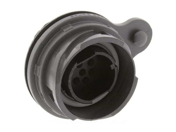 Bulgin PXP7012/10S/CR rundstiftkontakt - Buccaneer 7000-serien, antall poler totalt 10, 1 stk