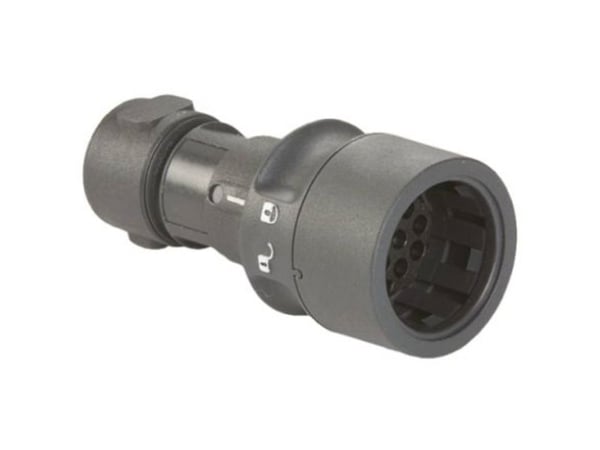 Bulgin rundkontakt PXP6010/08S/CR/0709 Buccaneer 6000, poltall 8, 1 stk