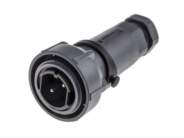 Bulgin PXP7010/02P/ST/1113 rundkontakt, rett poloppsett 2-pol Buccaneer 7000 (1 stk)
