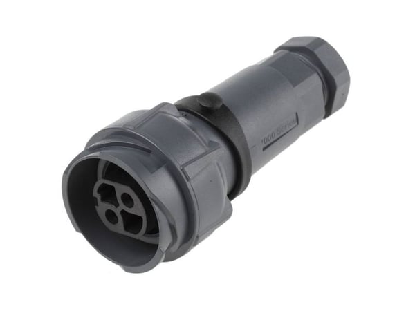 Bulgin PXP7011/02S/ST/1113 rund kontaktkobling, rett, 2-polet, serie Buccaneer 7000, 1 stk