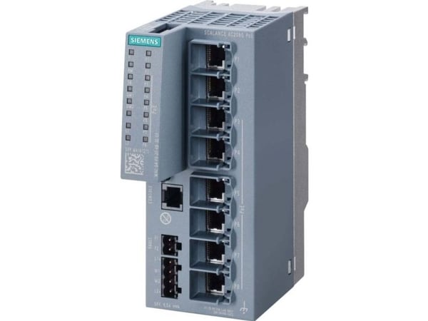 Siemens 6GK5208-0RA00-5AC2 Industrial Ethernet Switch, Håndtert