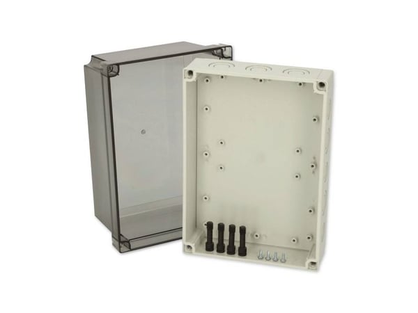 Fibox PCM 200/150 T Universalkabinet 255 x 180 x 150 Polykarbonaatti Gråhvid (RAL 7035) 1 stk