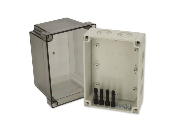 Fibox PCM 150/150 T 6016917 Universalkabinetti 180 x 130 x 150 Polykarbonaatti Gråhvid (RAL 7035) 1 kpl