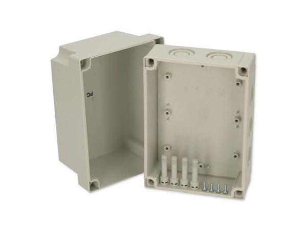 Fibox PCM 150/125 G 6016316 Universalkabinetti 180 x 130 x 125 Polykarbonaatti Gråhvid (RAL 7035) 1 kpl