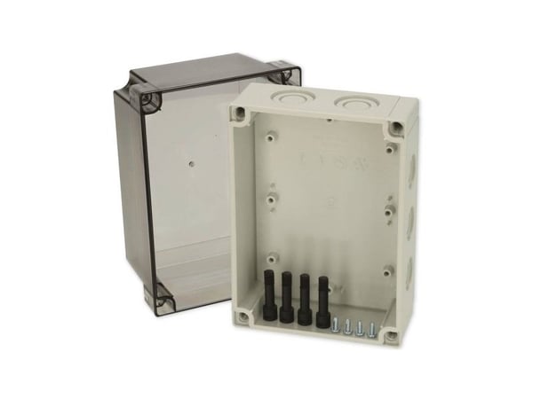 Fibox PCM 150/125 T 6016916 Universalkabinetti 180 x 130 x 125 Polykarbonaatti Gråhvid (RAL 7035) 1 kpl