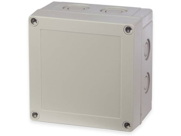 Fibox PCM 125/75 G 6016308 Universalkabinetti 130 x 130 x 75 Polykarbonaatti Gråhvid (RAL 7035) 1 kpl