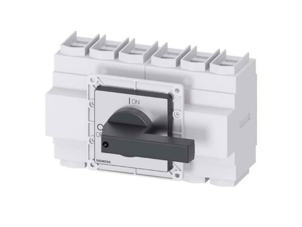 Kuormanjakoliitin Musta 6-nastainen 185 mm² 250 A 690 V/AC Siemens 3LD24053VK11