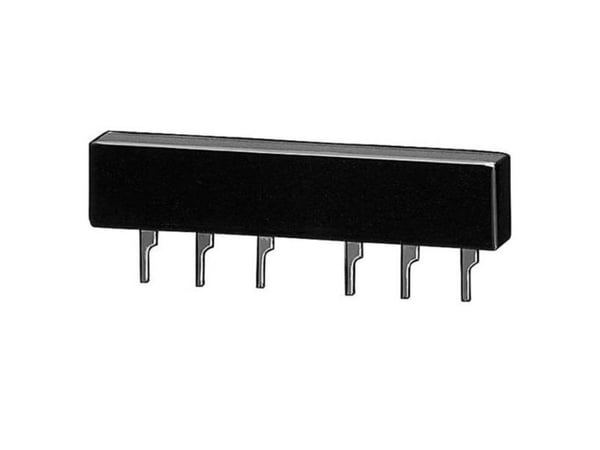 Samleskinne for 4 motorværn str. S2 afstand: 55 mm, 3RV1935-1C