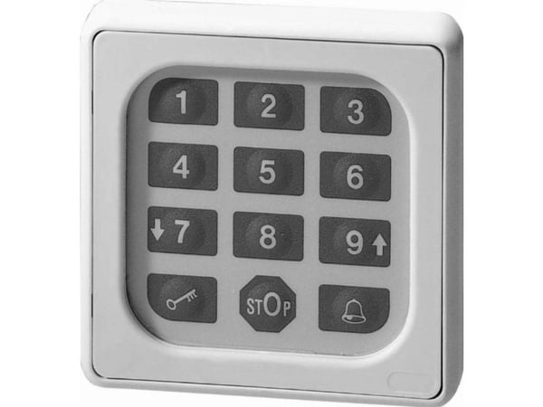 Somfy 9000028, Väggtryckknapp, Grå