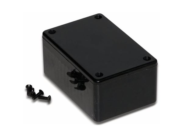 Hammond Electronics 1591LBK Euro-kabinett 85 x 56 x 39 ABS sort 1 stk