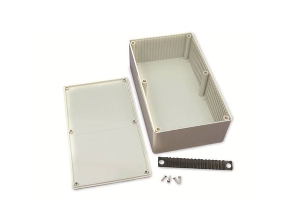 Hammond Electronics 1591EGY eurokabinett 190 x 110 x 61 ABS gråhvit (RAL 7035) (1 stk.)
