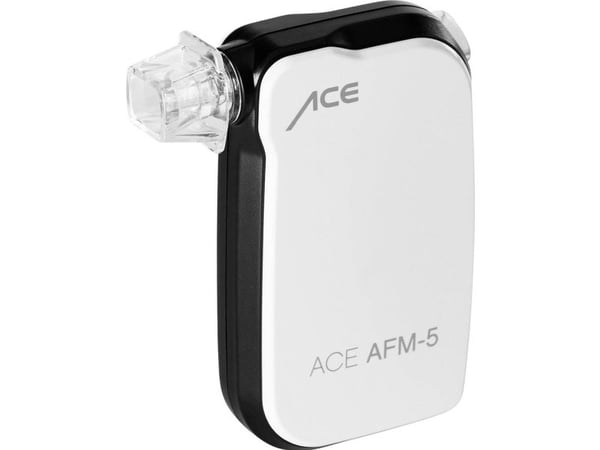 ACE AFM-5 promillemåler hvit 0 til 4 ‰, visning via smartphone