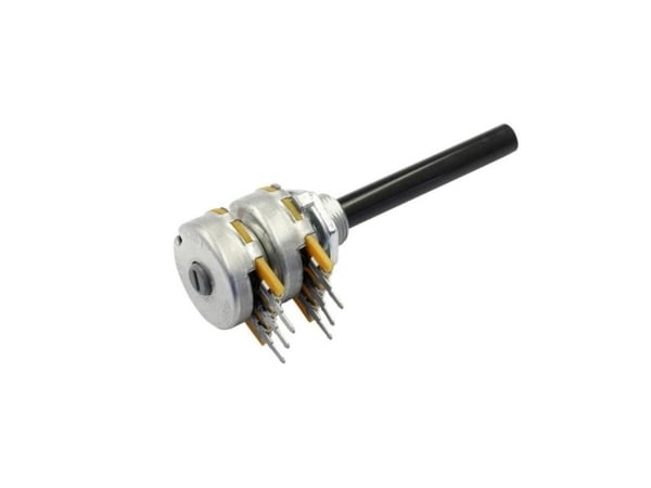 OMEG PC2G20BU CEBS F1 L:50 B22K PC2G20BU CEBS F1 L:50 B22K Drejepotentiometri Stereo 0,2 W 22 kΩ 1 stk