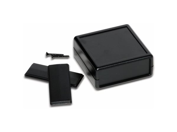 Hammond Electronics 1593KBK Käsikotelo 66 x 66 x 28 ABS Musta 1 kpl