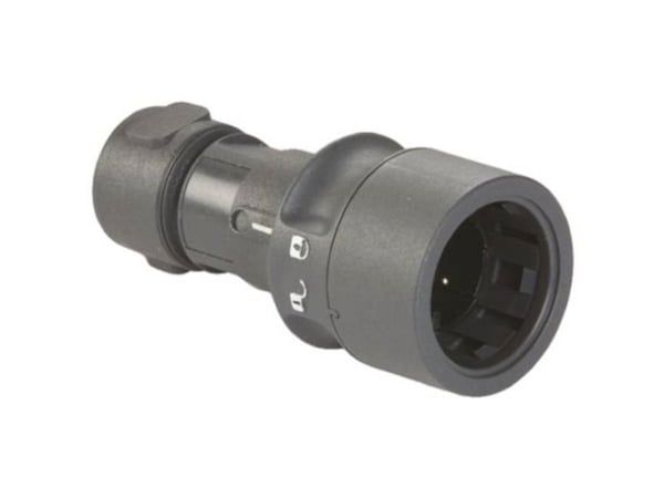 Bulgin PXP6010/03P/ST/0507 rundkontakt, rett, poltall: 2 + PE, serie Buccaneer 6000 1 stk