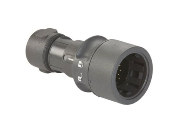Bulgin rundkontakt PXP6010/16P/CR/0910, rett samlet polantall: 16, Buccaneer 6000-serien, 1 stk