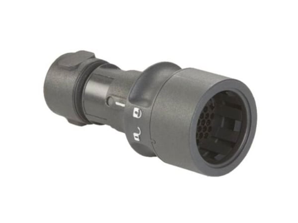 Bulgin rundkontakt PXP6010/22S/CR/0910, rett monteringskobling, 22-polet, serie Buccaneer 6000, 1 stk