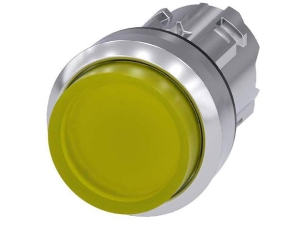 Siemens 3SU10510BB300AA0 3SU1051-0BB30-0AA0 tryckknapp (Ø x H) 29,5 mm x 29,5 mm IP66, IP67, IP69/IP69K 1 st