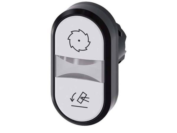 Siemens 3SU1001-3AB66-0AP0 Kaksoispainike (L x K) 29,9 mm x 57,9 mm IP66, IP67, IP69/IP69K 1 kpl 1 kpl