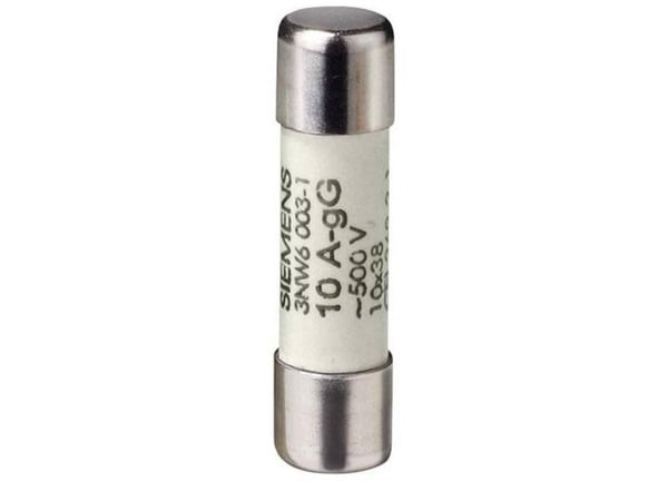 Siemens 3NW60111 Sylinterisikringsindsats 1 A 500 V 10 stk 10 stk