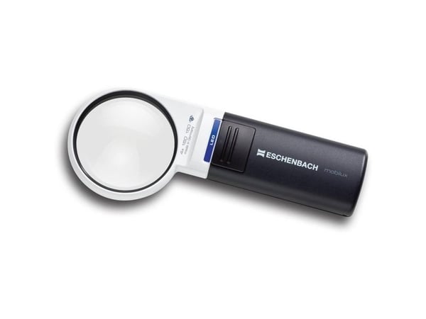 Eschenbach håndlupe med LED-belysning 151141 forstørrelse: 4x linsestørrelse: (Ø) 60 mm