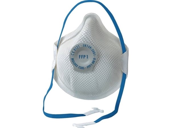 Moldex Smart 238501 finstøvmaske med ventil FFP1 D, 20 stk. EN 149:2001, EN 149:2009, DIN 149:2001, DIN 149:2009