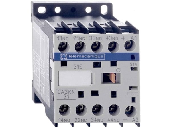 Schneider Electric TeSys K control relay, Musta, Valkoinen, 10 A, 45 x 57 x 58 mm, 225 g, -25 - 50 °C